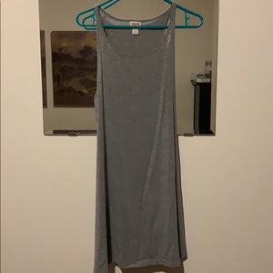 Grey sleeveless dress